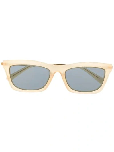 Shop Michael Kors Tinted Square Sunglasses In Neutrals