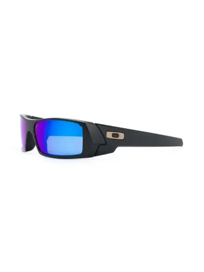 Oakley Gascan Mirrored Sunglasses In Black