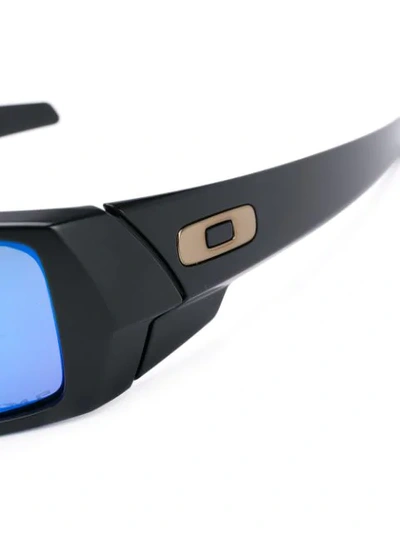 Oakley Gascan Mirrored Sunglasses In Black