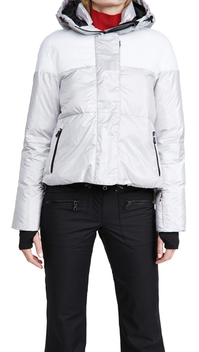 Shop Erin Snow Lolita Jacket In Aluminum In Silver Aluminum