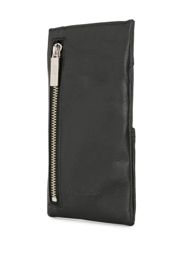 Shop Yohji Yamamoto Pocket-shaped Wallet In Black