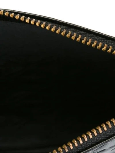 Comme Des Garçons 'classic Embossed A' Purse In Black