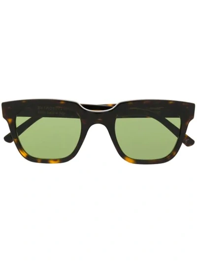 Retrosuperfuture Square Framed Giusto Sunglasses In Brown