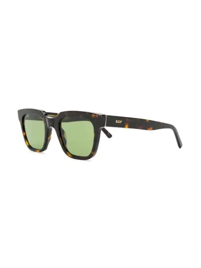 Retrosuperfuture Square Framed Giusto Sunglasses In Brown