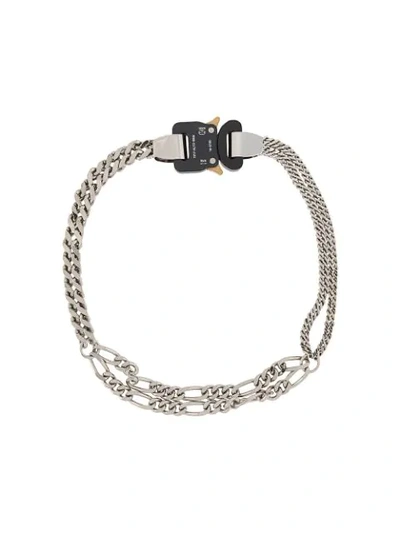 Shop Alyx Triple Cubix Necklace In Silver