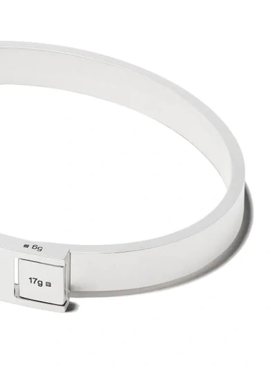 Shop Le Gramme 21g Assemblage Bangle In Silver