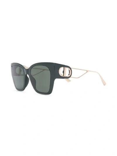 Shop Dior 30montaigne1 Square-frame Sunglasses In Green