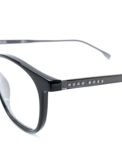 Shop Hugo Boss Angular Glasses In Black