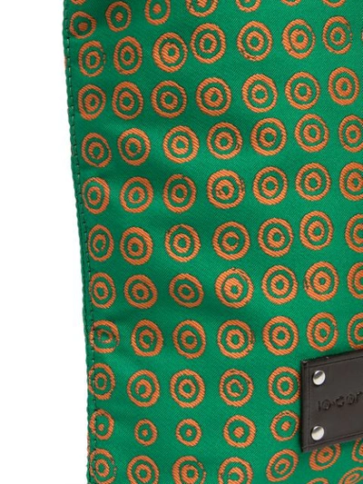 Shop 10 Corso Como Logo-print Pouch Bag In Green Orange