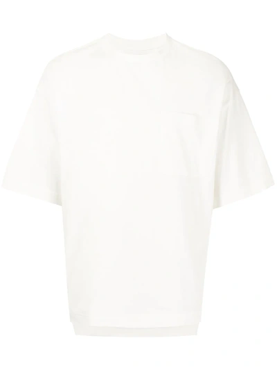 Shop Miharayasuhiro Rear Logo Print T-shirt In White