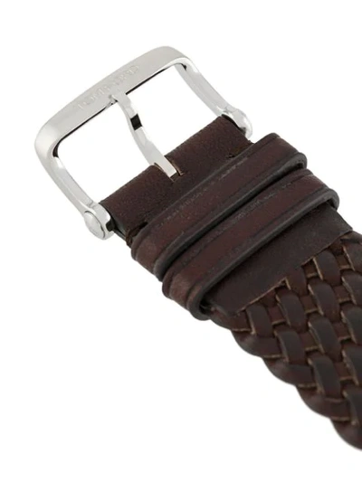 Shop Tom Ford Watches Adjustable Watch Strap In Brown