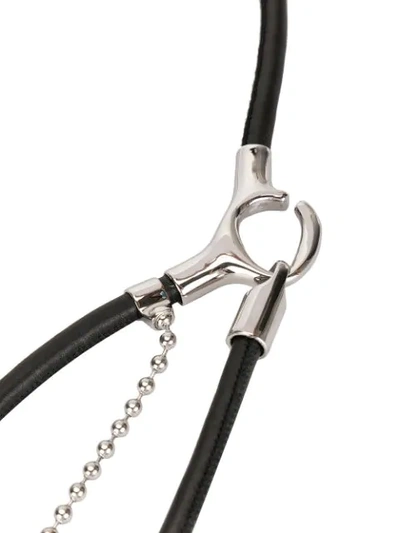 Published By Three-part Chain Detail Braces In Black