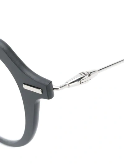 Shop Dior Disappear01 Round-frame Glasses In Black