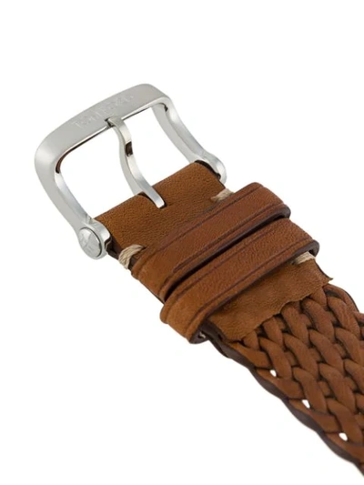 Shop Tom Ford Watches Adjustable Watch Strap In Brown