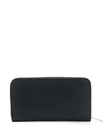 Shop Ami Alexandre Mattiussi Large Ami De Coeur Puller Wallet In Black