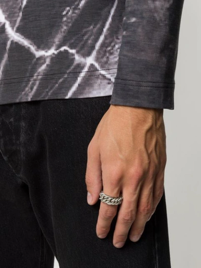 LOGO雕刻链式戒指