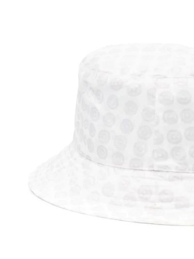 10 Corso Como Polka-dot Print Bucket Hat In Grey