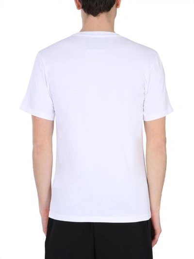 Shop Moschino Crew Neck T-shirt In White