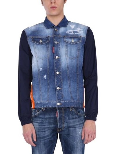 Shop Dsquared2 Denim Jacket In Blue