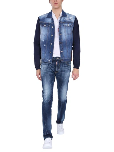 Shop Dsquared2 Denim Jacket In Blue