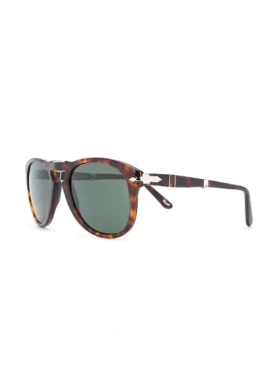 Persol Tortoiseshell Frame Sunglasses In Brown