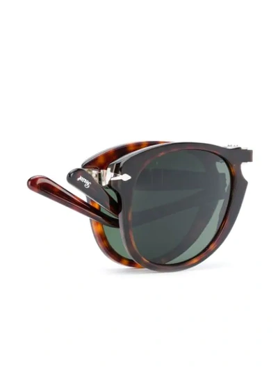 Persol Tortoiseshell Frame Sunglasses In Brown