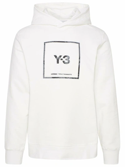 Shop Y-3 White Square Sweatshirt