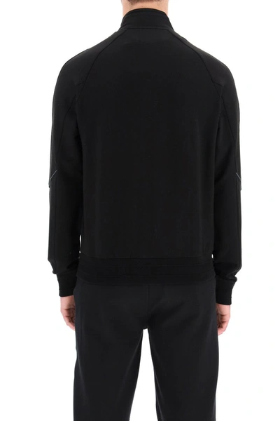 Shop Z Zegna Cotton And Modal Sweatshirt In Nero Unito