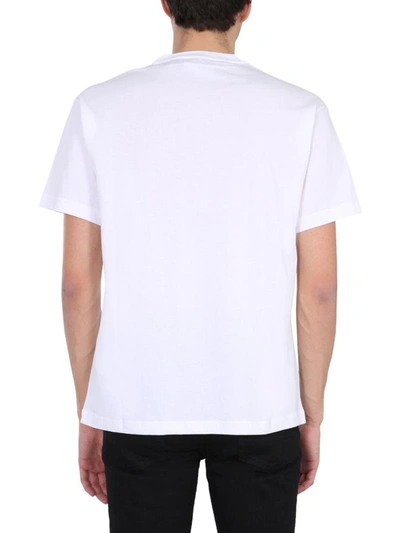 Shop Versace Jeans Couture Crew Neck T-shirt In Multicolour