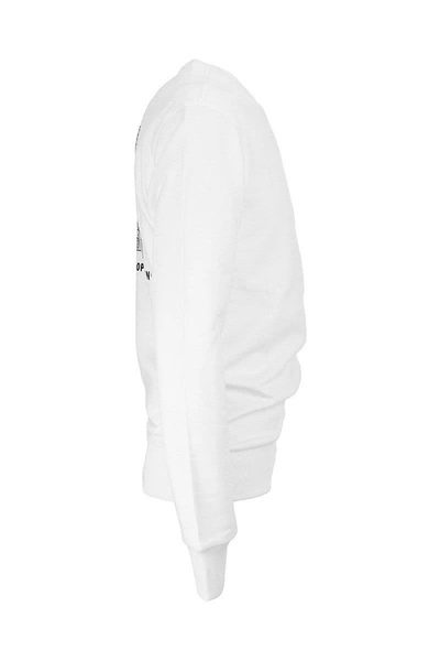 Shop The North Face Men's Black Box Sweater In White