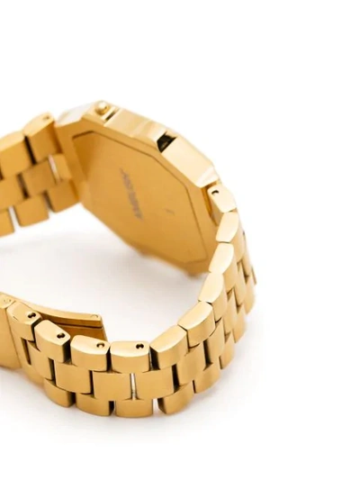 Mens Gold Timeless Watch Stainless-steel Bracelet M