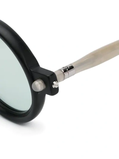 Shop Kuboraum Round Frame Optical Glasses In Black