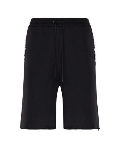 Shop Moncler Shorts In Nero