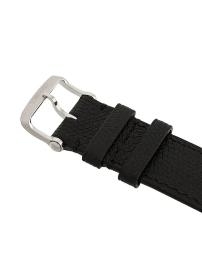 Shop Tom Ford Watches Adjustable Watch Strap In Black