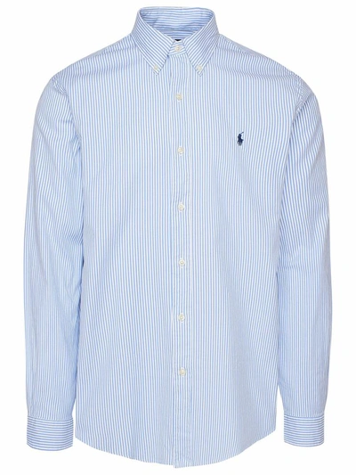 Polo Ralph Lauren Camicia Oxford Righe Azzurra In Blue | ModeSens