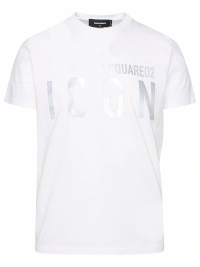 Shop Dsquared2 White Icon Reflex T-shirt