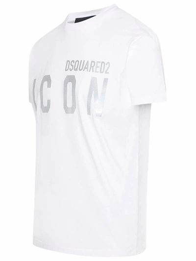 Shop Dsquared2 White Icon Reflex T-shirt