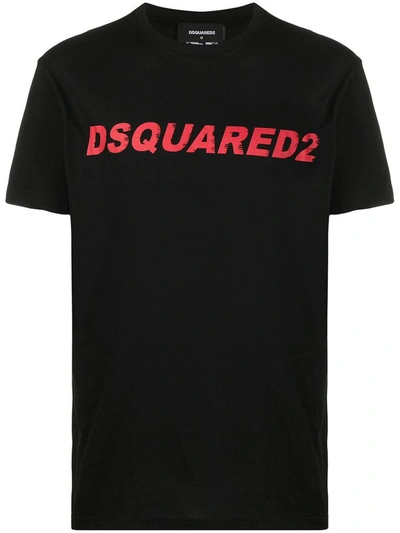 Shop Dsquared2 T-shirts And Polos Black