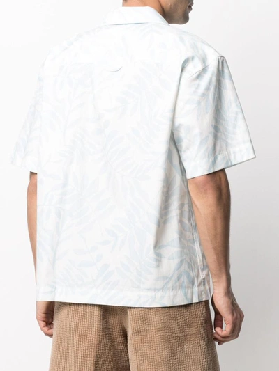 Shop Jacquemus Shirts Clear Blue