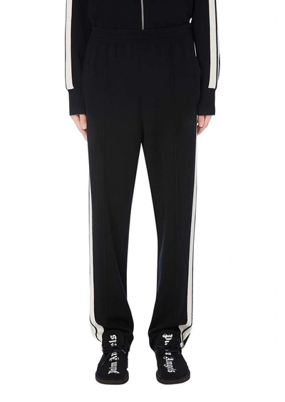 Shop Palm Angels Trousers Black