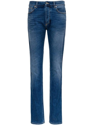 Shop Givenchy Five-pocket Stretch Denim Jeans In Blu
