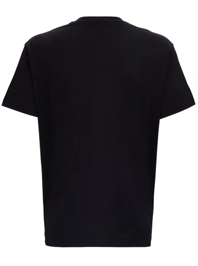 Shop Givenchy Jersey T-shirt With Contrasting Front Print In Black