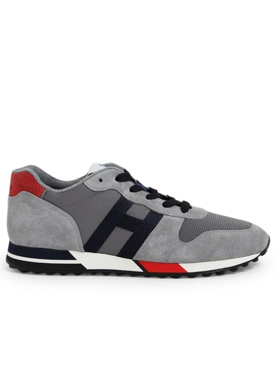 Shop Hogan Grey H383 Sneaker