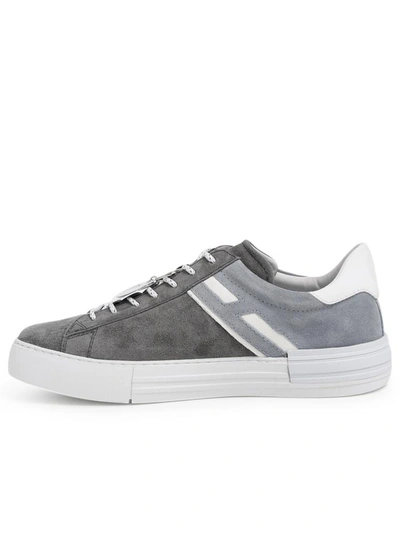 Shop Hogan Grey Rebel Sneakers
