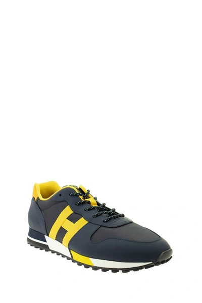 Shop Hogan H383 Sneakers In Blue