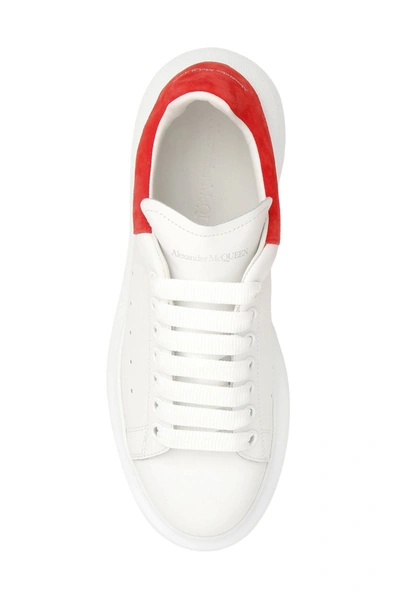 Shop Alexander Mcqueen Oversized Sneakers In White Lust Red