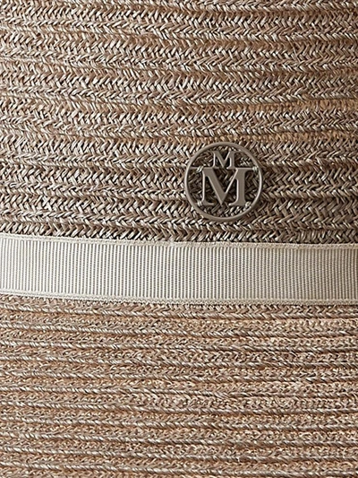 Shop Maison Michel Hats Beige