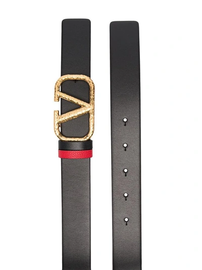 Shop Valentino Garavani Belts In Nero