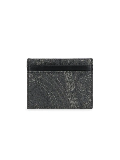 Shop Etro Wallets Black