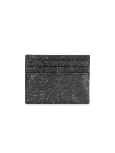 Shop Etro Wallets Black